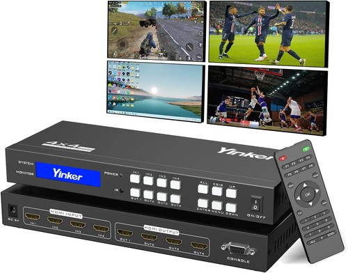 Hdmi matrix switch 4x4 - matrix,