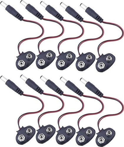 Stück batterieverbinder - 9v,
