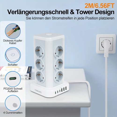 Fach mehrfachsteckdose - 12,