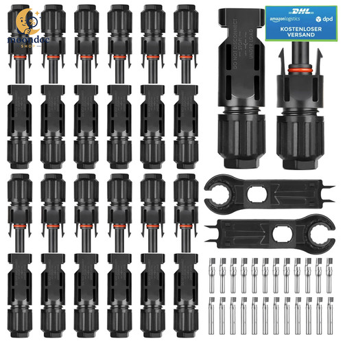 Solarstecker set paar ip67 - solarstecker,