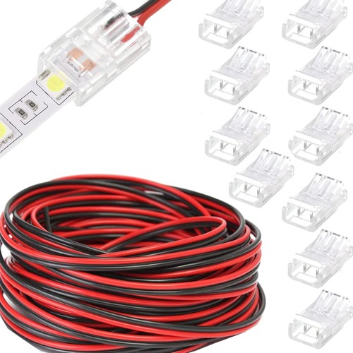 Led strip stecker 10mm - stecker, 2-polig