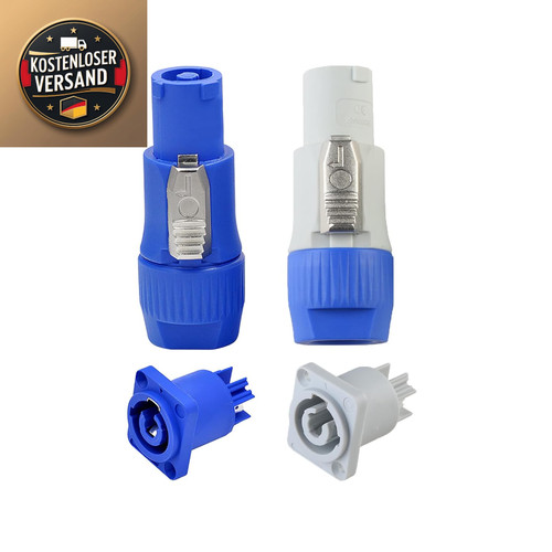 Powercon stecker set polig - stecker, 3
